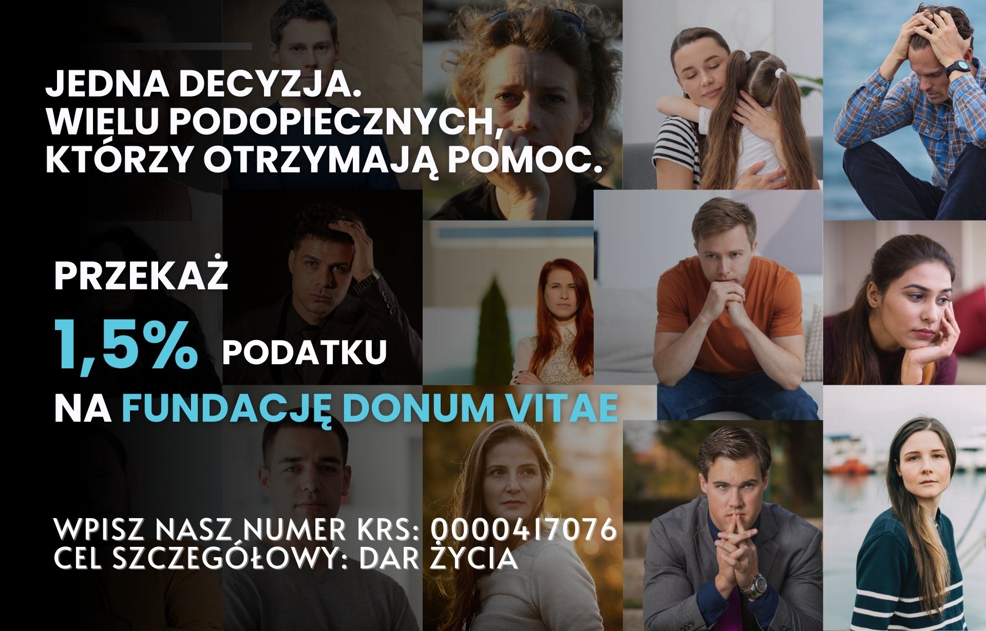 1,5% dla Fundacji Donum Vitae