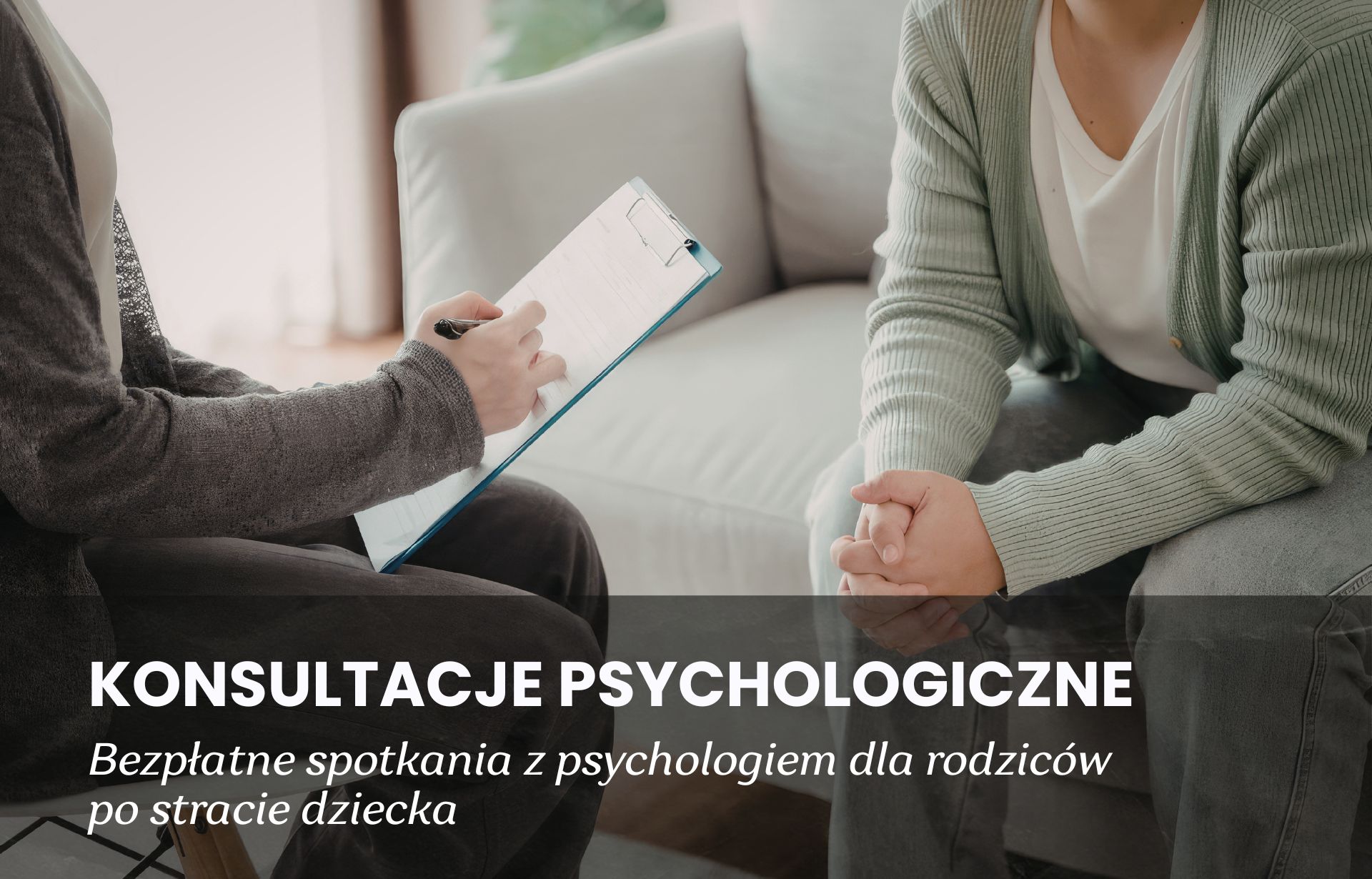 Bezpłatne konsultacje psychologiczne dla rodziców po stracie dziecka