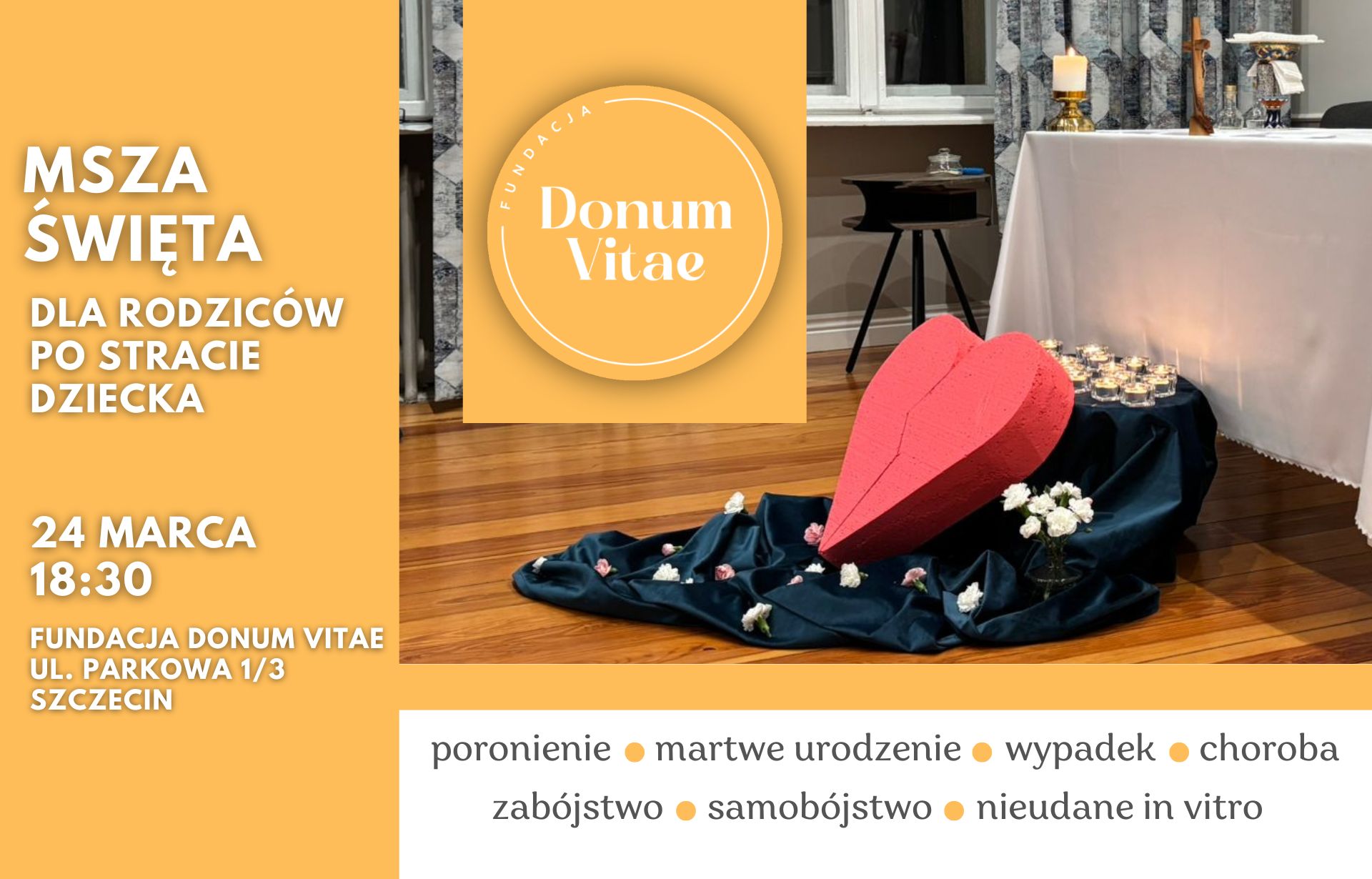 Msza Święta w intencji rodziców po stracie dzieci