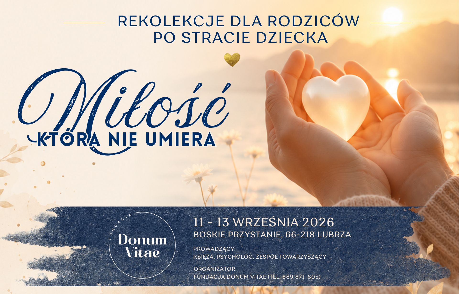 Zaproszenie na rekolekcje dla rodziców po stracie 